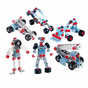 Игровой набор для конструирования с пластинками, отверткой и гаечным ключом (Playgo, Play 9068veg)